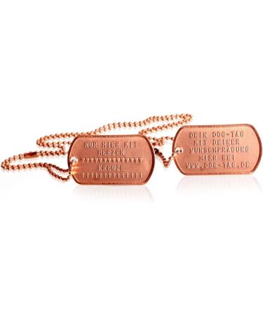 Personalized Dog ID Tags | Embossed Chains & Silencers Set | Custom Designs Available | Military Quality Rambo Equipment - Buy Online on SooperMarket.com
