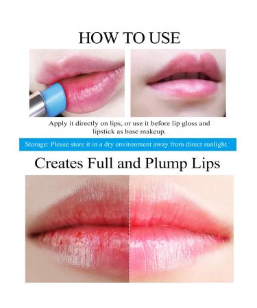 Hyaluronic Acid Lip Balm - Moisturizing & Nourishing, Reduce Fine Lines, Protect Skin - Natural Extracts (New Packaging) - Buy Online on SooperMarket.com