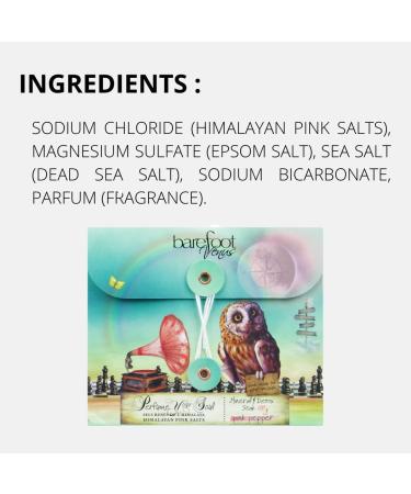 Himalayan Pink Salt Mineral & Detox Bath Soak with Pink Pepper - 100g | Natural Relaxation & Wellness - Buy Online on SooperMarket.com