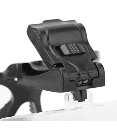 Head Mount Magnifier with LED Light Hands Free Eyeglass Type Eyelashes Extension Magnifying Glass with 5 Interchangeable Lenses - Buy Online on SooperMarket.com