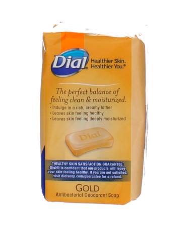 Dial Bar Soap Gold 4oz 3 Pack - Moisturizing & Antibacterial Cleansing Bars - Buy Online on SooperMarket.com