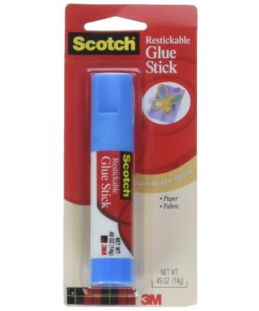 Removable Restickable Glue Stick  .49oz  Repositionable Stick