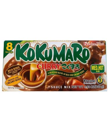 HOUSE Curry Sauce KOKUMARO from Japan import (Medium Hot, 4.94oz) - PACK OF 3