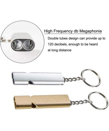 Triller Pipe Set - Emergency Signal Whistle with Key Rings for Kids | 2-Piece Trilling Whistle for School Gym Camping & Hiking - Life-Saving Safety Gear - Buy Online on SooperMarket.com