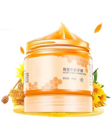 Honey & Milk Hand Cream Nourishing Cream Wax Mask Moisturizing Peeling Calluses Hand Care 150g