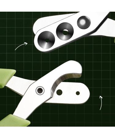 Effortless Pet Nail Clipper for Dogs & Cats - Stainless Steel Claw Scissors with Dual Size Holes - Perfect Pet Nail Care - Buy Online on SooperMarket.com
