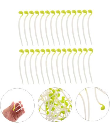 Alipis 100 Pcs Bean Sprouts Toy Small Plant Lifelike Bean Sprout Decoration for Home Faux Plants Delicate Bean Sprout Food Decor Wedding Decor Fruit Toys Pvc Artificial Household Products - Buy Online on SooperMarket.com