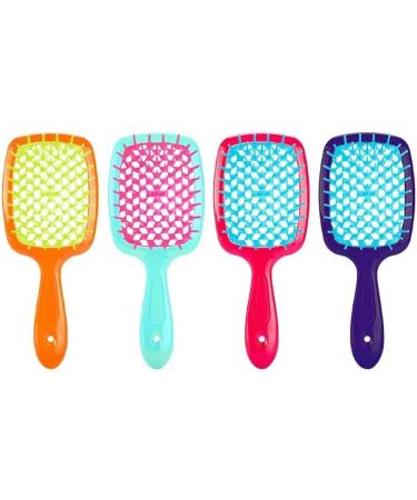 GUYANA Comb 1 Piece Of Wide Toothed Air Cushion Comb Massage Dry Wet Comb Hollow Comb Salon Hair Brush Set Wide Tooth Comb (Color : A) - Buy Online on SooperMarket.com