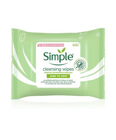 Simple Kind To Skin Cleansing Facial Wipes - 3 Pack (75 Wipes Total) - Buy Online on SooperMarket.com