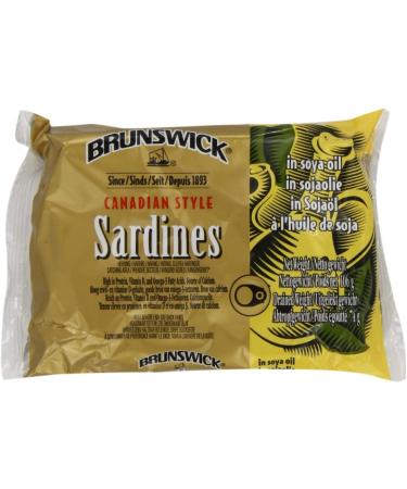 2 x Brunswick Sardines in Soya Oil 12 x 106g