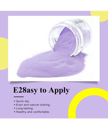 28g Light Violet Sky Dipping Powder - No Lamp Cure, Gel Nail Like Finish - No.64 HJ-DP-28g - Buy Online on SooperMarket.com