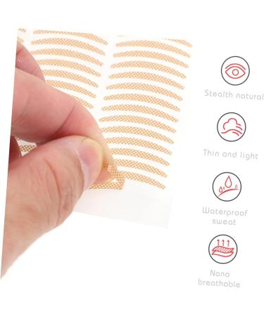 HAPINARY 3 Sets Double Eyelid Sticker Eyelid Lift Strips Mesh Tape Droopy Eyelid Tape Makeup Supplies Eyeball Stickers Eye Makeup Tool No Trace Double Eyelid Artifact Abs 8.2X7.5X0.1CM - Buy Online on SooperMarket.com