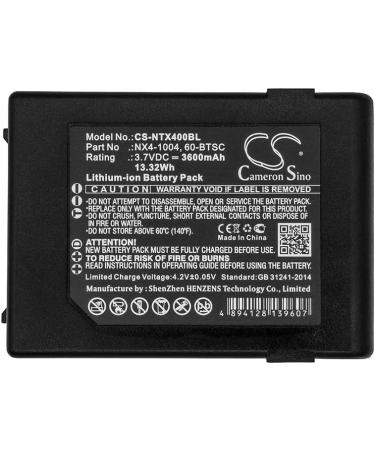 Replacement Battery for Handheld Nautiz X4 - 3600mAh/3.7V Compatible with Part Number 60-BTSC NX4-1004 | International Shipping Available - Buy Online on SooperMarket.com