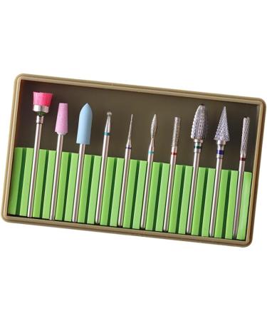 Beavorty 2 Sets nails kits Manicure sand tool nail file electric nail file bits Diamond Nail Bit tungsten carbide nail drill Nail Art supplies nail bits nail drill bits pedicure suite 5x1cmx2pcs Greenx2pcs - Buy Online on SooperMarket.com