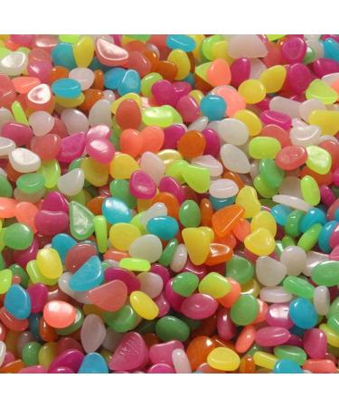 Pebbles 50/100/300pcs Glow in the Dark Garden Pebbles for Walkways Garden Decoration Glow Pebbles Plants Aquarium Luminous Stones Decorative Pebbles (Color : Blue Size : 50 PCS) 50 PCS Blue - Buy Online on SooperMarket.com