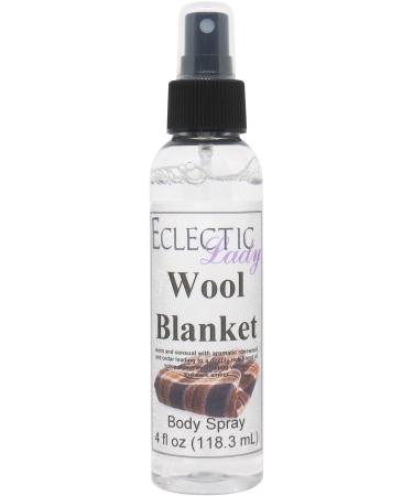 Wool Blanket Body Spray 4 ounces Body Mist for Women with Clean Light & Gentle Fragrance Long Lasting Perfume with Comforting Scent for Men & Women Cologne with Soft Subtle Aroma For Daily Use 4 Fluid Ounces
