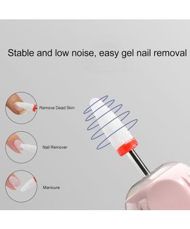 Electric Nail File Rechargeable Electric Nail Grinder Professional 30000RPM with 6 Dead Skin Removal Heads for Home Salon Use (Narootepu0ivxy135-11) - Buy Online on SooperMarket.com