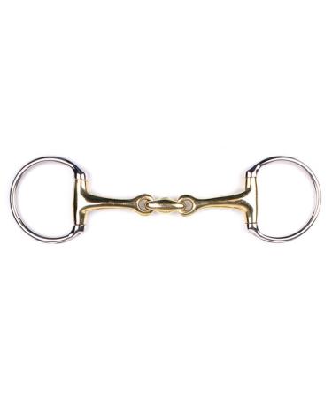 QHP Olive Head Bridle Argentan double jointed thickness 17 mm 10.5 - 14.5 cm (11.5)