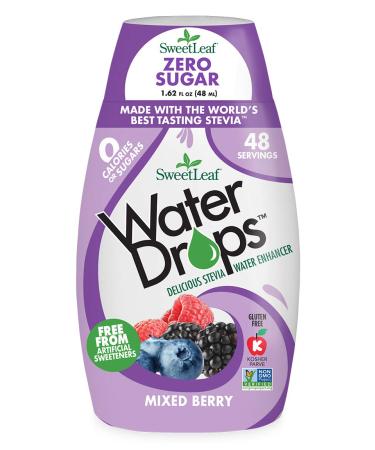 SweetLeaf WaterDrops, Mixed Berry, 1.62 Fl Oz (Pack of 1) Mixed Berry 1.62 Fl Oz (Pack of 1)