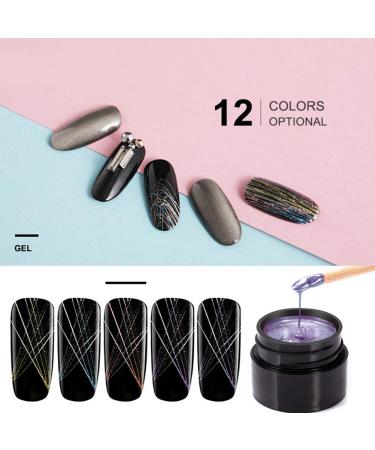 Buy Austinstore Elastic Metal Spider Painting Gel | DIY UV Soak Off Nail Lacquer 72# - International Shipping Available - Buy Online on SooperMarket.com