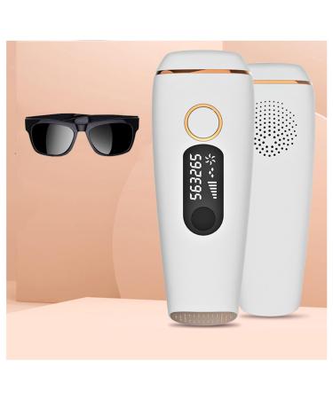 IPL intensive pulsed light hair removal small and portable hair remover device apply to face legs armpits and bikini area