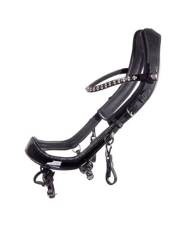 Presteq Bridle FaySport Glitter PresTec Black - Cob/VB