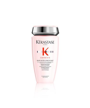 KERASTASE Genesis Bain Nutri-Fortifiant Shampoo | For Weakened Hair Prone to Falling Due to Breakage from Brushing | Provides Intense Nourishment | With Ginger Root | For All Hair Types | 8.5 Fl Oz