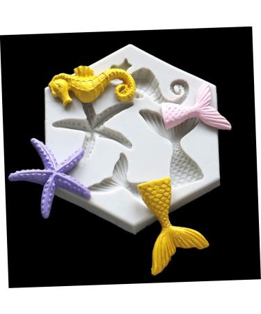 MAGICLULU DIY Baking Mold 6 Pcs Mold Silica Gel Household Polymer Clay Silicone Sweet Mould 9X7.5X0.8CMx3pcs Greyx3pcs - Buy Online on SooperMarket.com