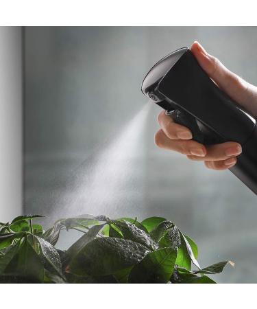 YAMYONE 5.4oz Black Hair Spray Bottle - Continuous Fine Mist for Curly Hair Styling, Plants, Pets, & Cleaning - Buy Online on SooperMarket.com