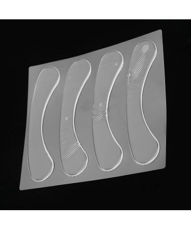 Buy 4-Part Silicone Lip Anti-Fold Plaster - Reusable Transparent Skin Smoothing Solution for Lip & Smile Folds | Overnight Fine Line Treatment - Buy Online on SooperMarket.com