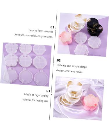 STOBOK 3pcs Box Jewelry Box Silicone Mold Candle Holders Candle Supplies Die Making Mold Ring Box To Rotate White 10.8X10.2X2.6CM - Buy Online on SooperMarket.com