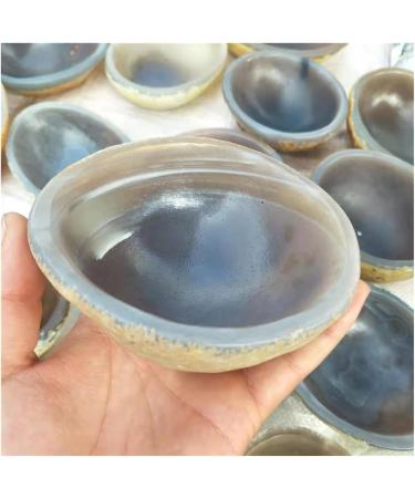Natural Sphere 1pc Large Natural Hand Carved Agate Crystal Quartz Bowls 90mm-100mm for Home Decoration for Decoration Gift Decoration feng Shui. - Buy Online on SooperMarket.com