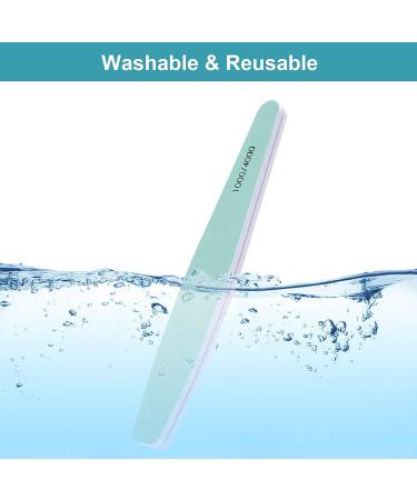 Diesisa 15pcs 1000/4000 Grit Nail Files - Double-Sided Nail Buffering Emery Boards for Natural Nails - Manicure Pedicure Tools for Home & Salon - Buy Online on SooperMarket.com