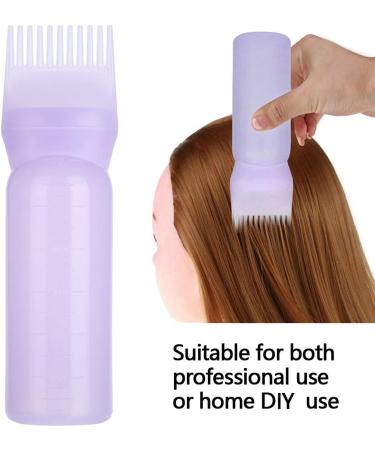 Hair Dye Brush Bottle 3 Colors Lightweight Hair Dyeing Bottle Brush Shampoo Hair Color Oil Comb Applicator Tool(blue) - Buy Online on SooperMarket.com
