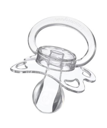 Landofgenie Adult Pacifier - Big Sucker Sign 2-Pack Transparent Design Black & White - Unique Gift for Grown-Ups - Buy Online on SooperMarket.com