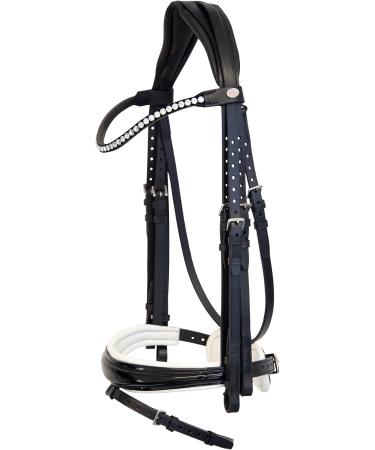 St bben Bridle 2810 Switch Magic Tack - Black Varnish Warmblood with Curved Noseband | International Shipping - Buy Online on SooperMarket.com