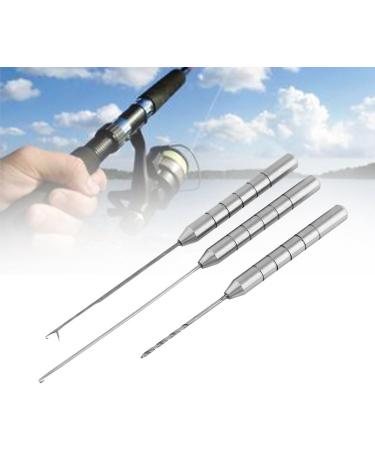 Alomejor 3Pcs Set Aluminum Alloy Bait Needle Fish Drill Rig Kit - Perfect Rigging Tool for Anglers - Buy Online on SooperMarket.com