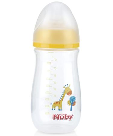 Nuby Wide Neck Bottle with Anti-Colic Air System  Colors/Prints May Vary  1pk Multi - Buy Online on SooperMarket.com