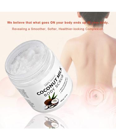 Buy Coconut Milk Body Scrub & Peeling Cream | 340g Moisturizer & Brightening Gel - International Shipping Available - Buy Online on SooperMarket.com