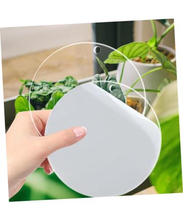 VILLCASE 40 Pcs Acrylic Round Sheet Cake Pan Acrylic Blanks Sheer Panels Acrylic Blank Circle Coaster Wafer - Buy Online on SooperMarket.com