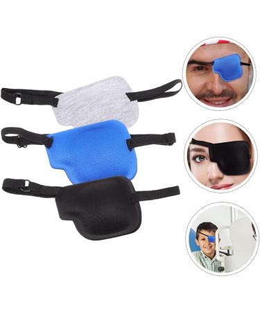 ORFOFE 6 Pcs Single Eye Mask Small Eye Protector Adjustable Eye Cover Lazy Eye Glasses Eye Patch Polyester - Buy Online on SooperMarket.com