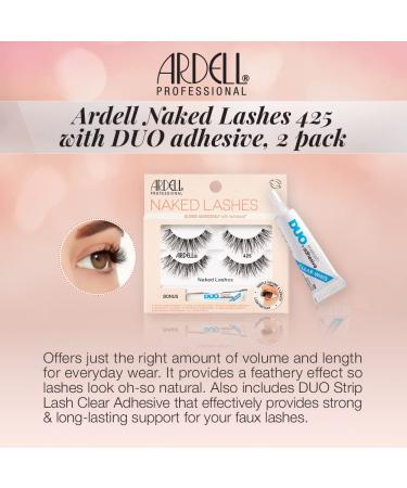 Shop Ardell Naked Lashes 425 - 2 Pairs with DUO Adhesive | Subtle Volume & Length | International Shipping - Buy Online on SooperMarket.com