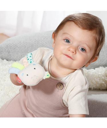 Fehn Rasselring Octopus Toy | Soft Baby Rattles & Gripping Motor Skills | Cuddly Toys for Babies & Toddlers 0+ Months - Buy Online on SooperMarket.com