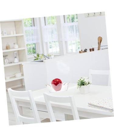 1pc Kitchen Stylish Delicate Irregular Salad Bowl Creative Fruit Glass Transparent - Buy Online on SooperMarket.com