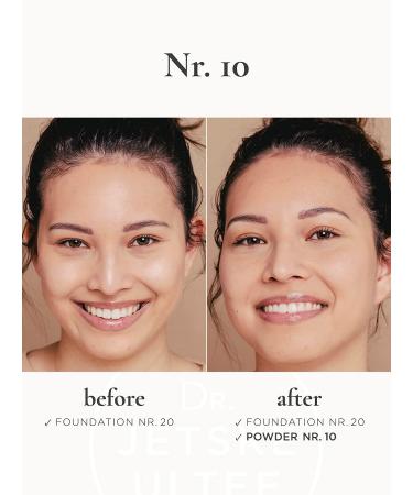 Dr.JetSke Ultee Powder | Color No. 10 | Matted Finish & Skin-Friendly Formula with Jojoba Oil & Lecithin for Nourishment | Shop Internationally - Buy Online on SooperMarket.com
