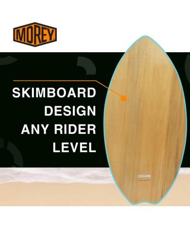 Morey 37.5 Wood Skimboard with Grip Pad - Ideal for Kids and Adults - Buy Online on SooperMarket.com