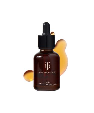 True Botanicals Calm Pure Radiance Oil | Treats Fine Lines & Wrinkles for Sensitive Skin | Anti-Aging Face Oil for Sensitive Skin and Redness | Dermatologist Tested Non-Toxic | (1 fl oz | 30 ml)