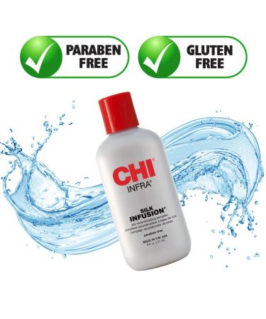 CHI Helmet Head Extra Firm Hairspray 10 oz & INFRA Silk Infusion 6 Fl Oz 10 Ounce (Pack of 1) Hairspray + Silk Infusion 6 Fl Oz - Buy Online on SooperMarket.com