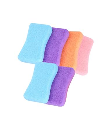 FRCOLOR Pumice Stone Foot Scrub Natural Sponge Rubber Practical Skin Remover Natural Sponges Foot Scraper Sponges for Cleaning Foot Sponge Washer Foot File Scrub Feet Man Pack of 6