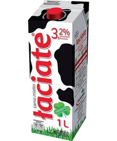 Laciate Red Milk 3.2% Fat UHT Milk1000 Mililiter x 6 Boxes - Buy Online on SooperMarket.com
